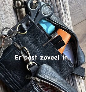  Jillzz Heuptas Zwart XL, inclusief riemkoord en sleutelhanger! 